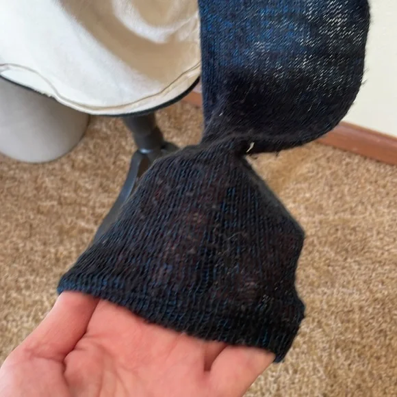 Free People Nordic Compass Top Arrow Knit Long Sleeve Oversized Tee Boho Size XS - Picture 10 of 13